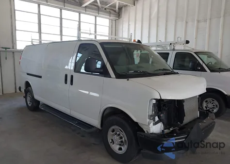 2023 Chevrolet Express Cargo Van Work Van from USA, damaged, VIN 1GCWGBFP3P1242825